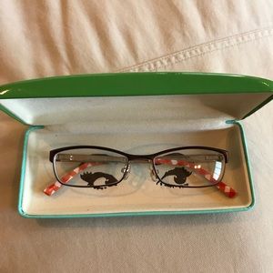 Kate Spade Reading Glasses with Case & Lens Cloth